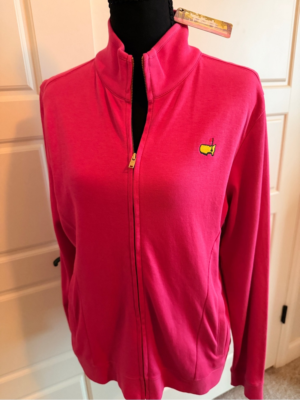 NWT Magnolia Lane Official Master’s Women's Pink Full-Zip Jacket